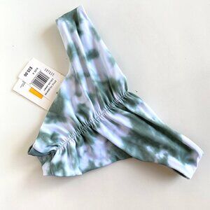 NWT Cyn & Luca Amazonia Bethany Ruched Back Swim Bottom Size S Green